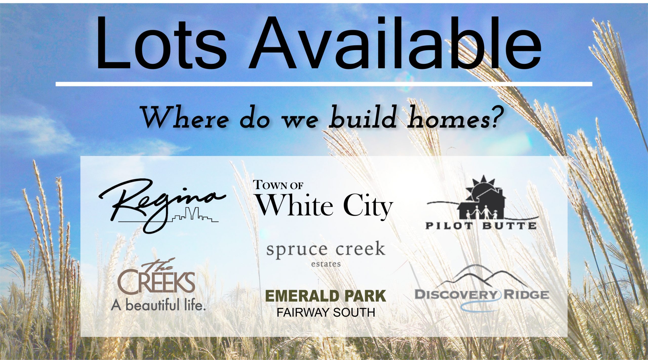 lots available for your new build by emerald park homes Emerald Park Homes