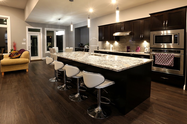 Emerald Park Homes Custom Designed New Holmes Approved Home Regina YQR kitchen lighting